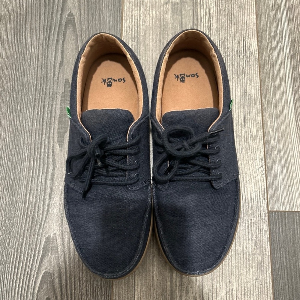 Sanuk Blue Loafers Slip-Ons Casual Comfort
